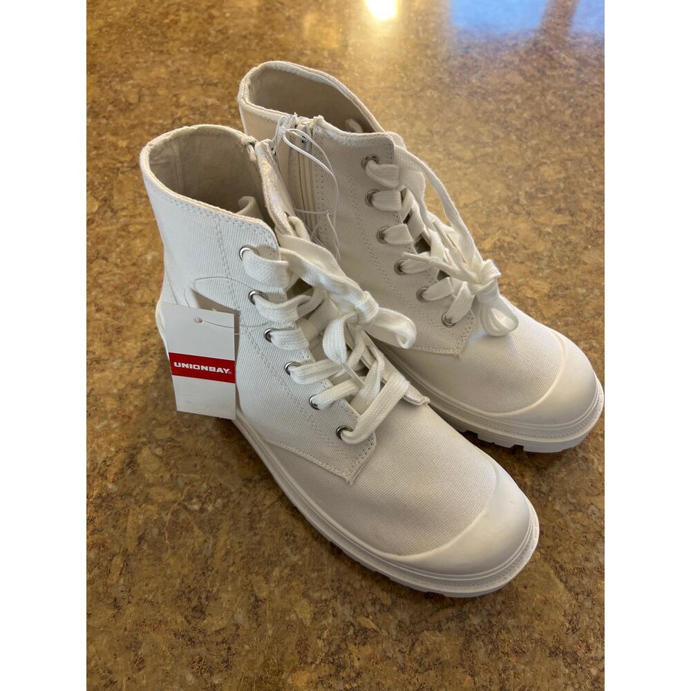 Union Bay Jazzy Women High Top Canvas Sneakers Shoes Size 10